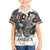 USA Darts Family Matching Puletasi and Hawaiian Shirt American Bald Eagle with Grunge Style - Wonder Print Shop