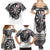 USA Darts Family Matching Summer Maxi Dress and Hawaiian Shirt American Bald Eagle with Grunge Style - Wonder Print Shop