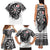 USA Darts Family Matching Tank Maxi Dress and Hawaiian Shirt American Bald Eagle with Grunge Style - Wonder Print Shop