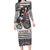 USA Darts Long Sleeve Bodycon Dress American Bald Eagle with Grunge Style - Wonder Print Shop