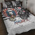 USA Darts Quilt Bed Set American Bald Eagle with Grunge Style - Wonder Print Shop