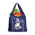 Custom Japan Rugby Pacific Grocery Bag Sakuras Rising Sun with Polynesian Pattern