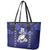 Custom Japan Rugby Pacific Leather Tote Bag Sakuras Rising Sun wiht Polynesian Pattern