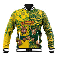 Custom South Africa vs Australia Baseball Jacket Springboks Wallabies Two Nations One Battle