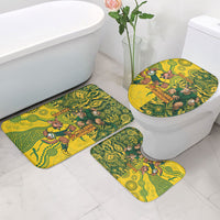 Custom South Africa vs Australia Bathroom Set Springboks Wallabies Two Nations One Battle