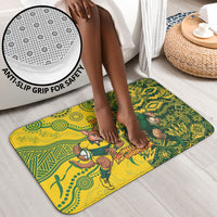 Custom South Africa vs Australia Bathroom Set Springboks Wallabies Two Nations One Battle