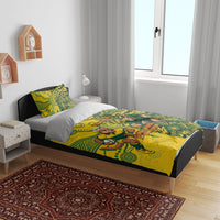Custom South Africa vs Australia Bedding Set Springboks Wallabies Two Nations One Battle