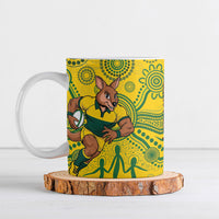 South Africa vs Australia Ceramic Mug Springboks Wallabies Two Nations One Battle