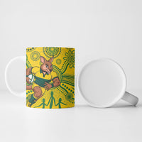 South Africa vs Australia Ceramic Mug Springboks Wallabies Two Nations One Battle