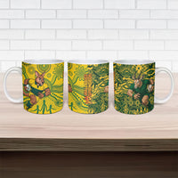 South Africa vs Australia Ceramic Mug Springboks Wallabies Two Nations One Battle