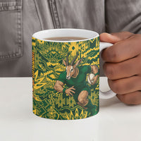 South Africa vs Australia Ceramic Mug Springboks Wallabies Two Nations One Battle