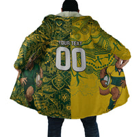 Custom South Africa vs Australia Cloak Springboks Wallabies Two Nations One Battle