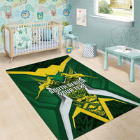 South Africa Springbok Custom Area Rug Rugby se Grootste Wedywering