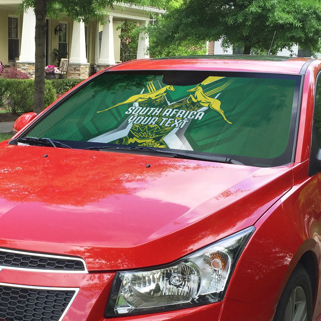 South Africa Springbok Custom Auto Sun Shade Rugby se Grootste Wedywering