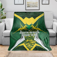 South Africa Springbok Custom Blanket Rugby se Grootste Wedywering