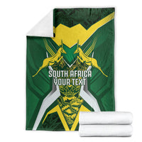 South Africa Springbok Custom Blanket Rugby se Grootste Wedywering
