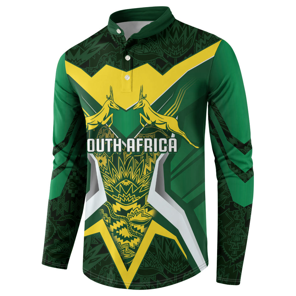 South Africa Springbok Custom Button Sweatshirt Rugby se Grootste Wedywering