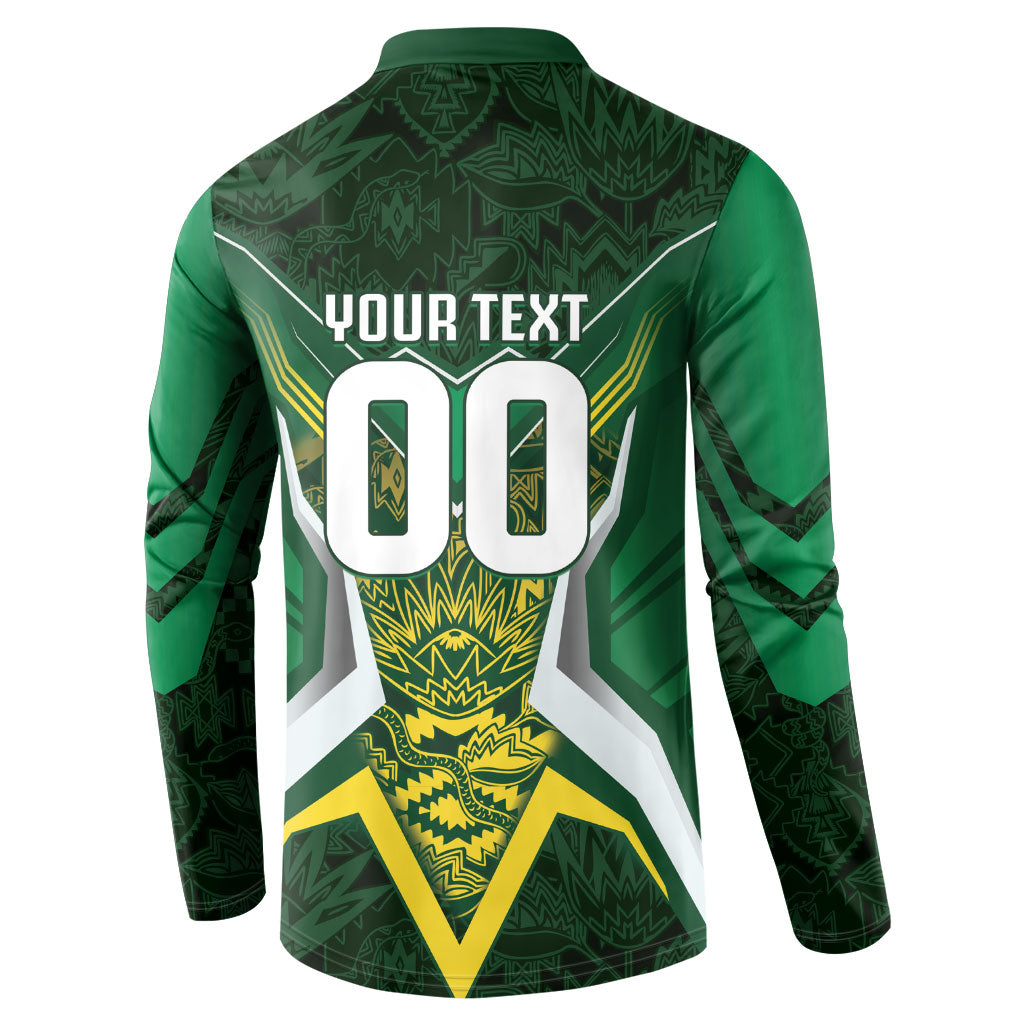 South Africa Springbok Custom Button Sweatshirt Rugby se Grootste Wedywering