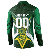 South Africa Springbok Custom Button Sweatshirt Rugby se Grootste Wedywering