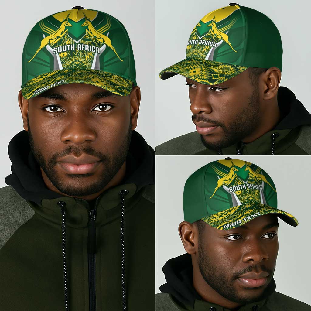 South Africa Springbok Personalized Classic Cap Rugby se Grootste Wedywering