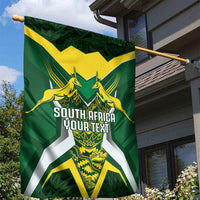 South Africa Springbok Custom Garden Flag Rugby se Grootste Wedywering
