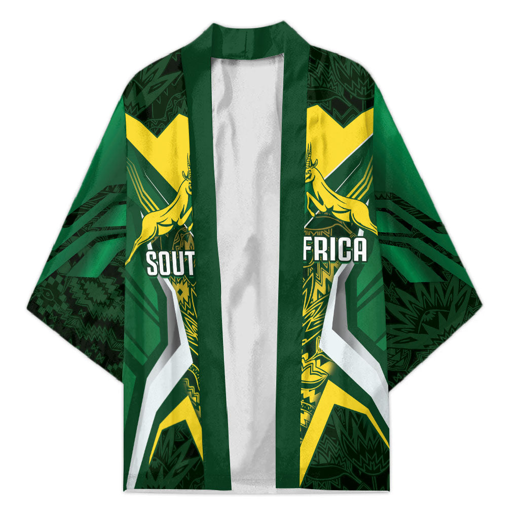 South Africa Springbok Custom Kimono Rugby se Grootste Wedywering
