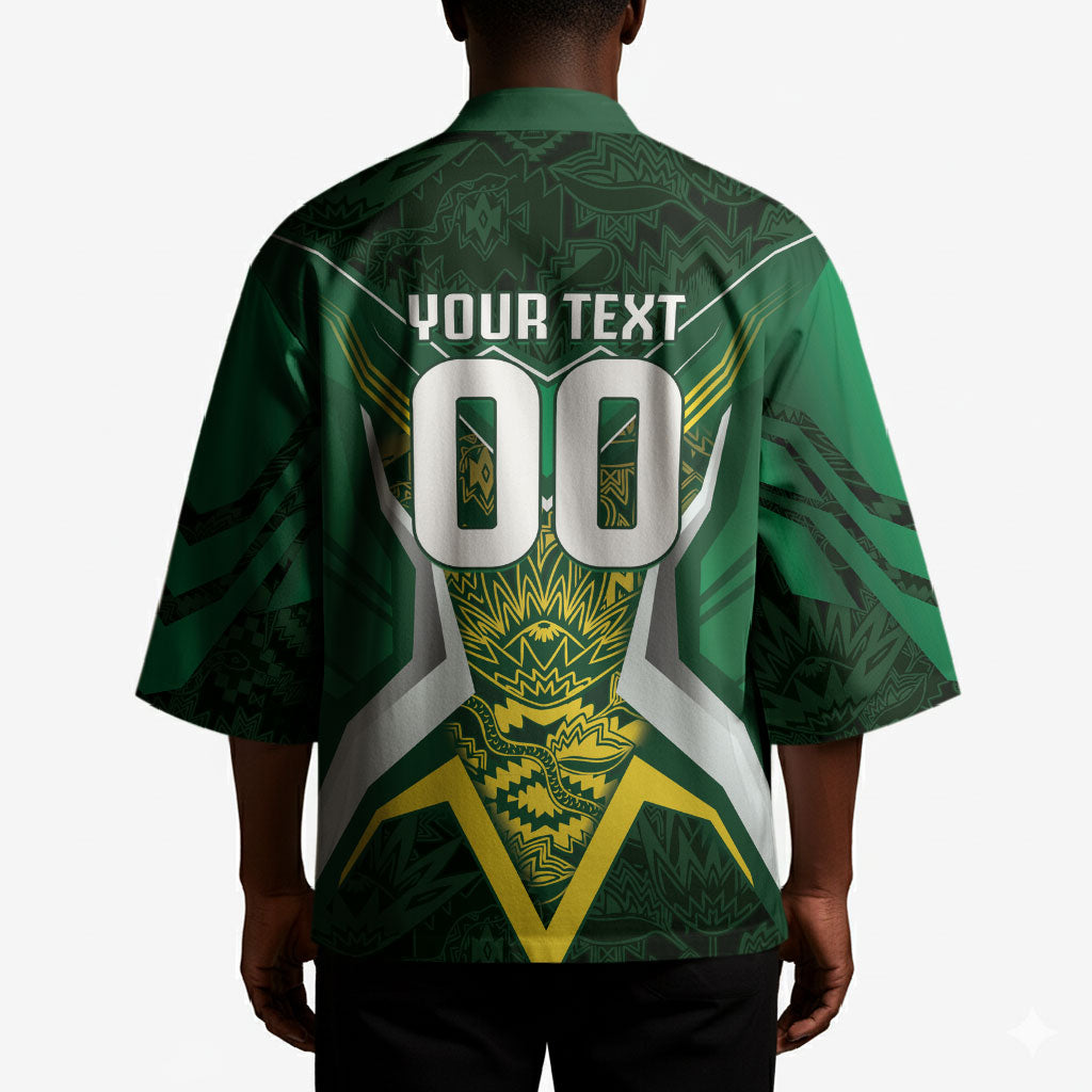 South Africa Springbok Custom Kimono Rugby se Grootste Wedywering