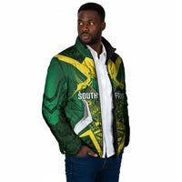 South Africa Springbok Custom Padded Jacket Rugby se Grootste Wedywering