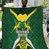South Africa Springbok Custom Quilt Rugby se Grootste Wedywering