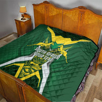 South Africa Springbok Custom Quilt Rugby se Grootste Wedywering