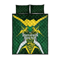 South Africa Springbok Custom Quilt Bed Set Rugby se Grootste Wedywering