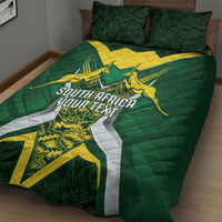 South Africa Springbok Custom Quilt Bed Set Rugby se Grootste Wedywering