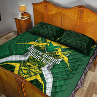 South Africa Springbok Custom Quilt Bed Set Rugby se Grootste Wedywering