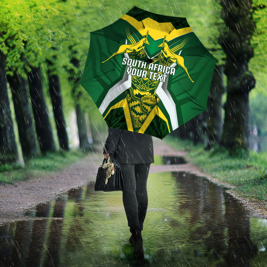 South Africa Springbok Custom Umbrella Rugby se Grootste Wedywering