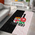 Custom Fiji England Rugby Area Rug Tapa Pattern and Rose Flower World Cup 2023 LT9 - Wonder Print Shop