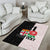 Custom Fiji England Rugby Area Rug Tapa Pattern and Rose Flower World Cup 2023 LT9 - Wonder Print Shop