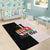 Custom Fiji England Rugby Area Rug Tapa Pattern and Rose Flower World Cup 2023 LT9 - Wonder Print Shop