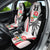 Custom Fiji England Rugby Car Seat Cover Tapa Pattern and Rose Flower World Cup 2023 LT9 - Wonder Print Shop