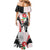 Custom Fiji England Rugby Family Matching Mermaid Dress and Hawaiian Shirt Tapa Pattern and Rose Flower World Cup 2023 LT9 - Wonder Print Shop