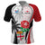 Custom Fiji England Rugby Polo Shirt Tapa Pattern and Rose Flower World Cup 2023 - Wonder Print Shop