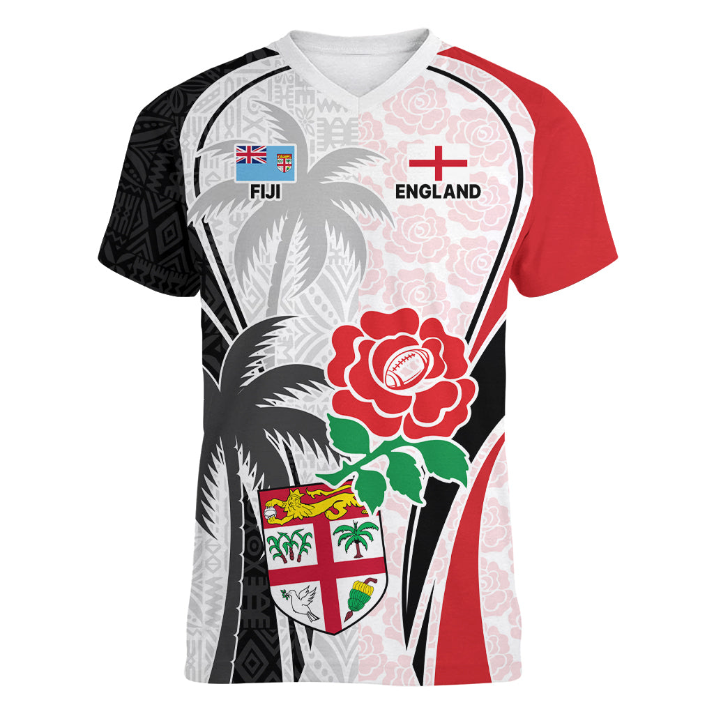 custom-fiji-england-rugby-women-v-neck-t-shirt-tapa-pattern-and-rose-flower-world-cup-2023