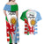 Wales Argentina Rugby Couples Matching Off Shoulder Maxi Dress and Hawaiian Shirt The Welsh Dragon and Sol De Mayo World Cup 2023 LT9 - Wonder Print Shop