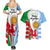 Wales Argentina Rugby Couples Matching Summer Maxi Dress and Hawaiian Shirt The Welsh Dragon and Sol De Mayo World Cup 2023 LT9 - Wonder Print Shop