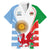 Wales Argentina Rugby Family Matching Mermaid Dress and Hawaiian Shirt The Welsh Dragon and Sol De Mayo World Cup 2023 LT9 - Wonder Print Shop