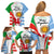 Wales Argentina Rugby Family Matching Off Shoulder Short Dress and Hawaiian Shirt The Welsh Dragon and Sol De Mayo World Cup 2023 LT9 - Wonder Print Shop