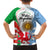 Wales Argentina Rugby Family Matching Short Sleeve Bodycon Dress and Hawaiian Shirt The Welsh Dragon and Sol De Mayo World Cup 2023 - Wonder Print Shop