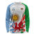 Wales Argentina Rugby Long Sleeve Shirt The Welsh Dragon and Sol De Mayo World Cup 2023 - Wonder Print Shop