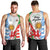 Wales Argentina Rugby Men Tank Top The Welsh Dragon and Sol De Mayo World Cup 2023 - Wonder Print Shop