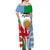 Wales Argentina Rugby Off Shoulder Maxi Dress The Welsh Dragon and Sol De Mayo World Cup 2023 - Wonder Print Shop