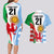 Custom Wales Argentina Rugby Couples Matching Long Sleeve Bodycon Dress and Hawaiian Shirt The Welsh Dragon and Sol De Mayo World Cup 2023 LT9 - Wonder Print Shop